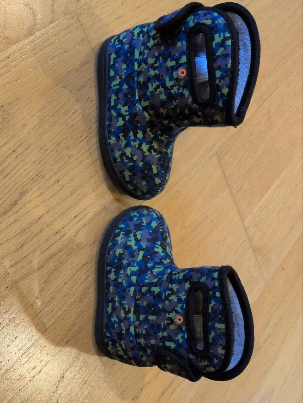 BOGS Blue Pixel Camo Winter Pull-On Boots